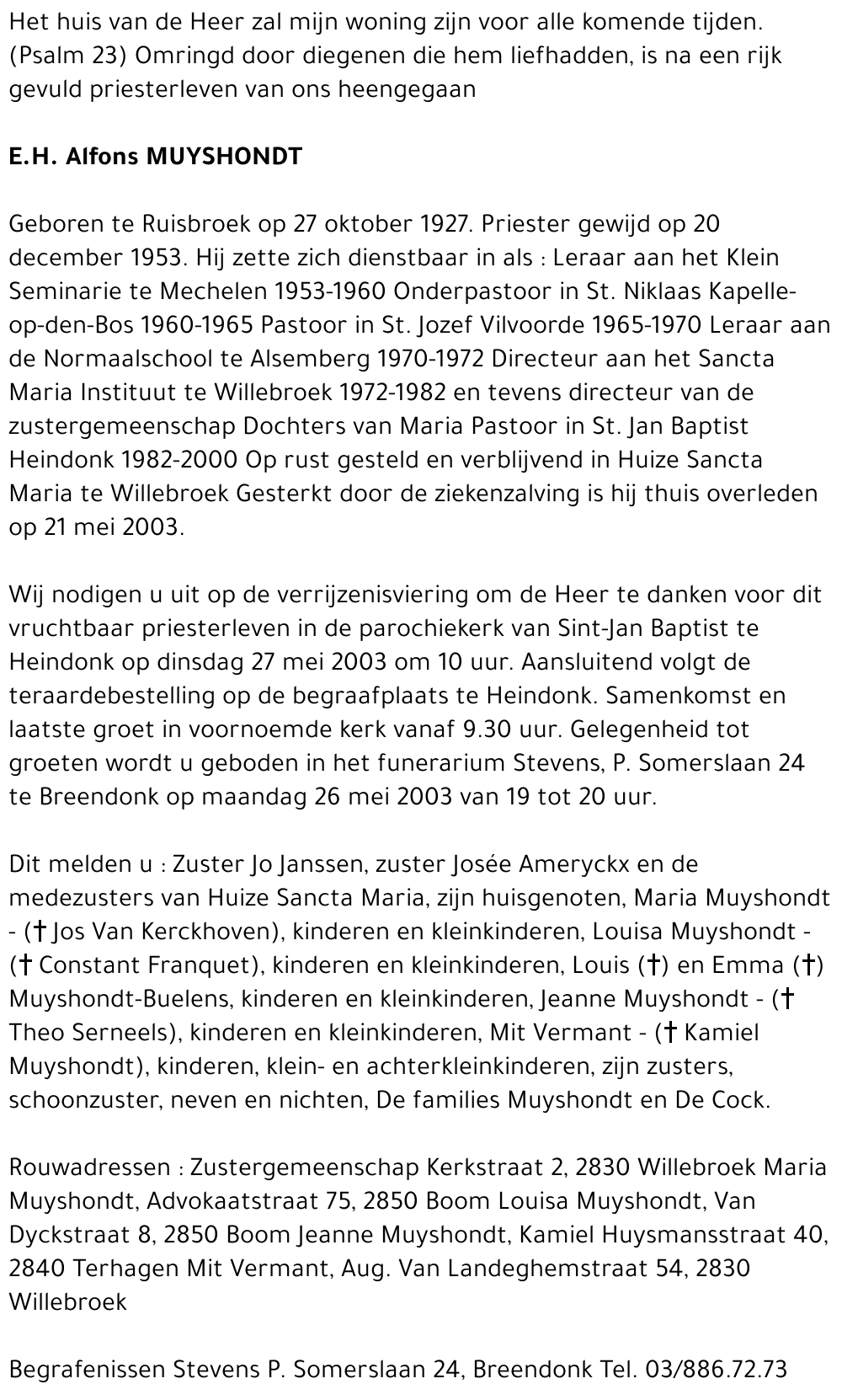 Alfons Muyshondt