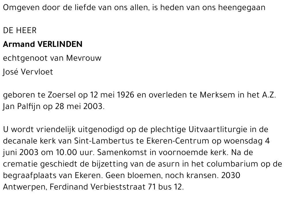 Armand Verlinden