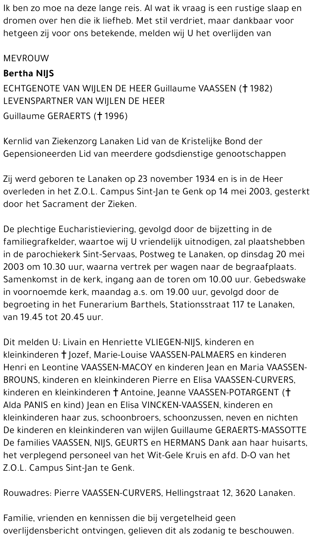 Bertha Nijs