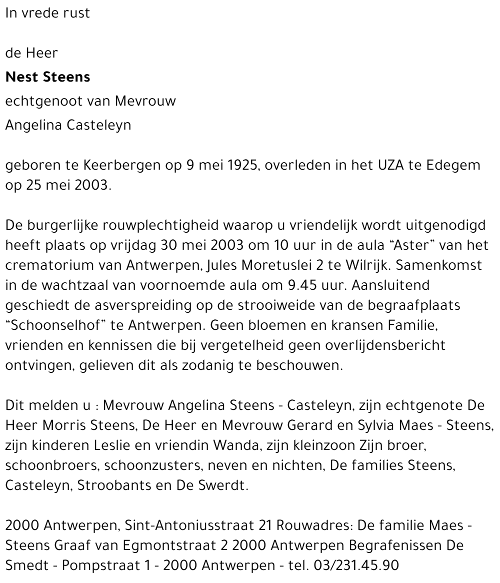 Ernest Steens
