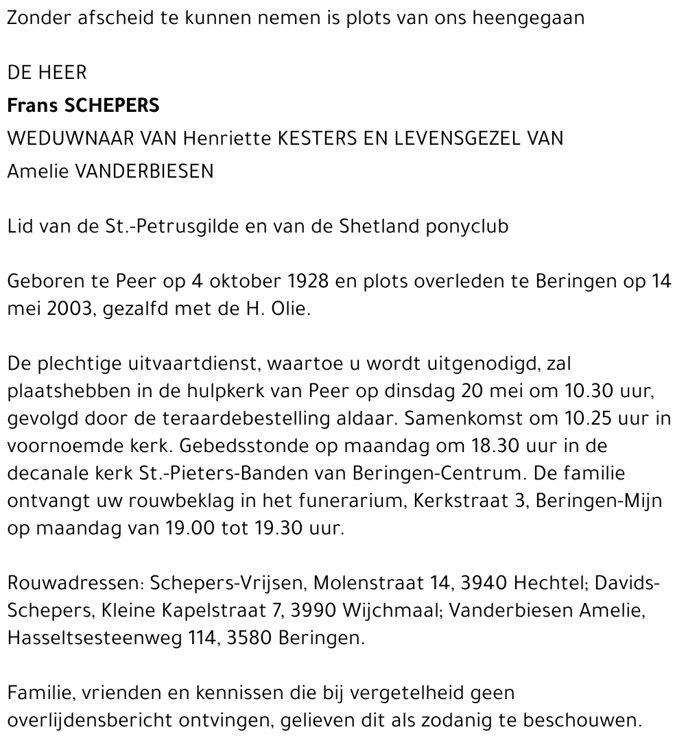 Frans Schepers