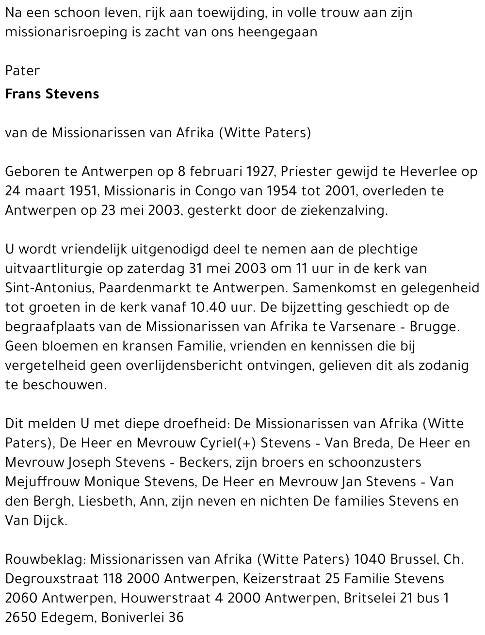 Frans Stevens