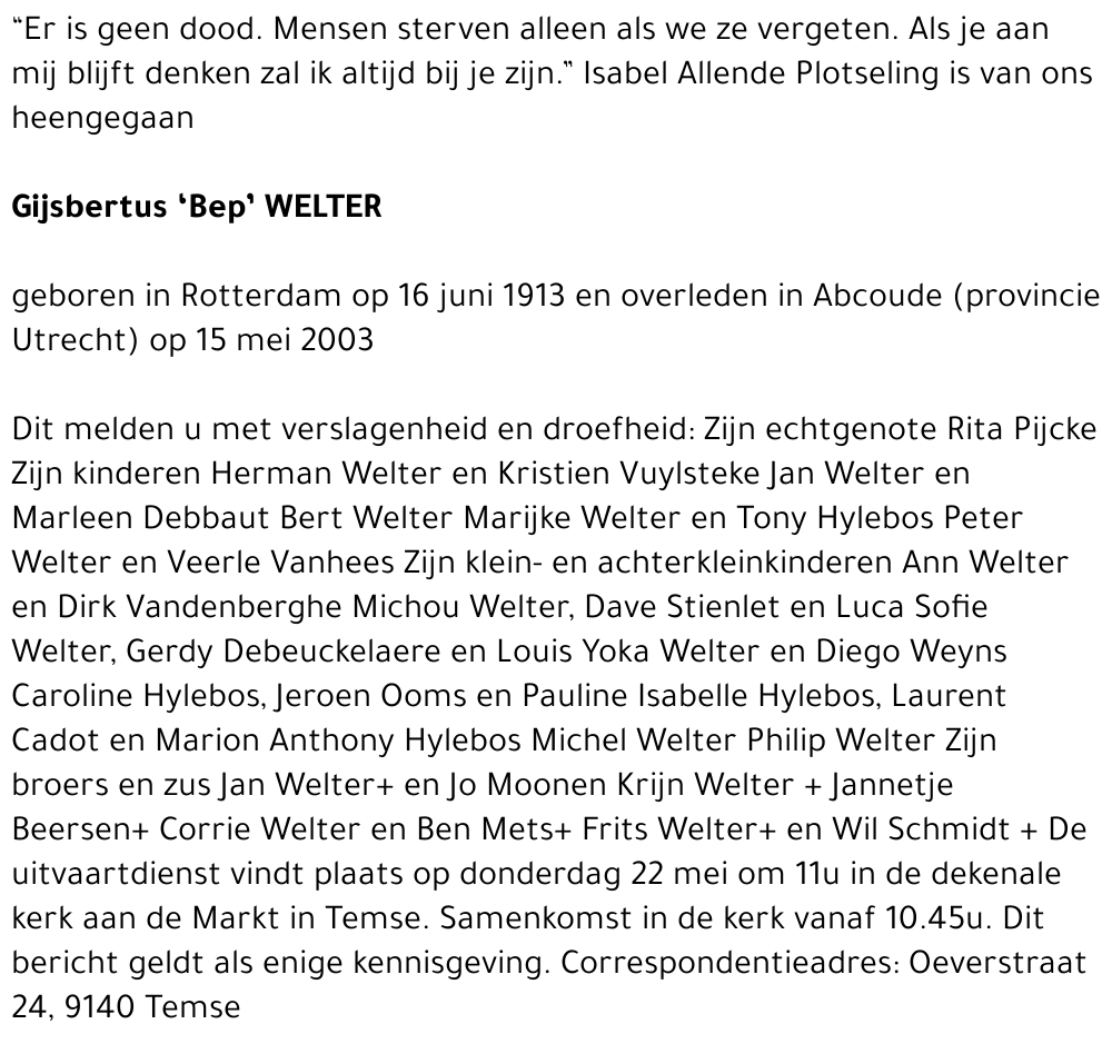 Gijsbertus Welter