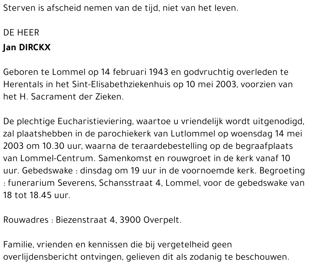 Jan Dirckx