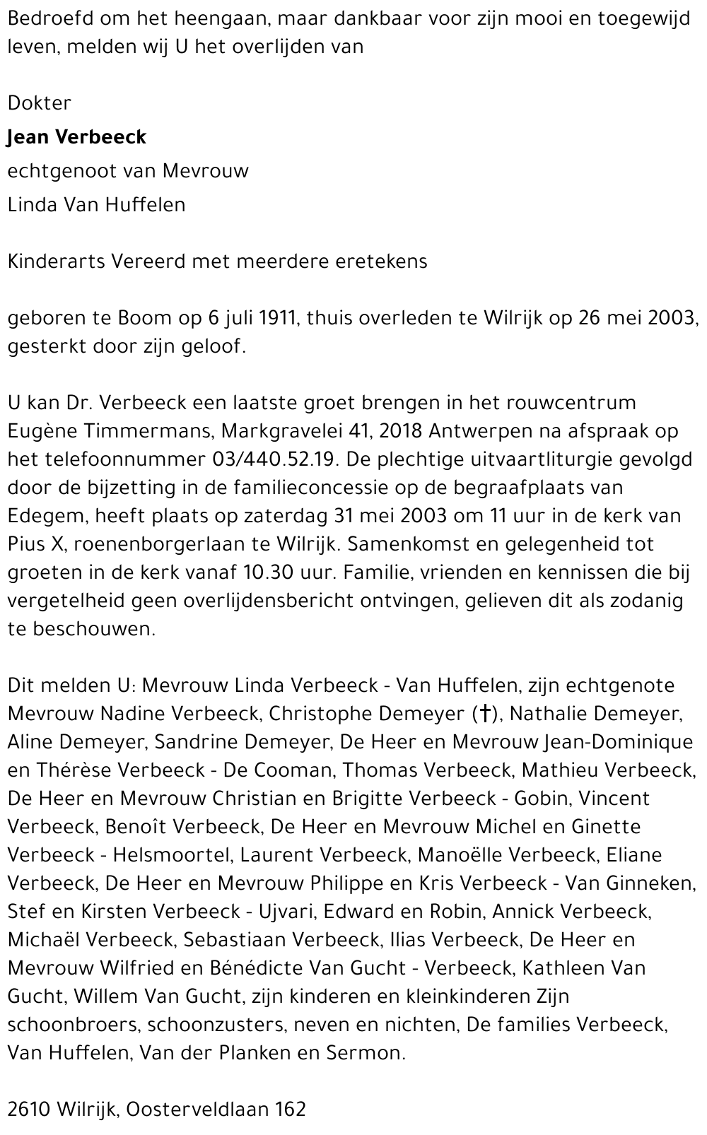 jean Verbeeck