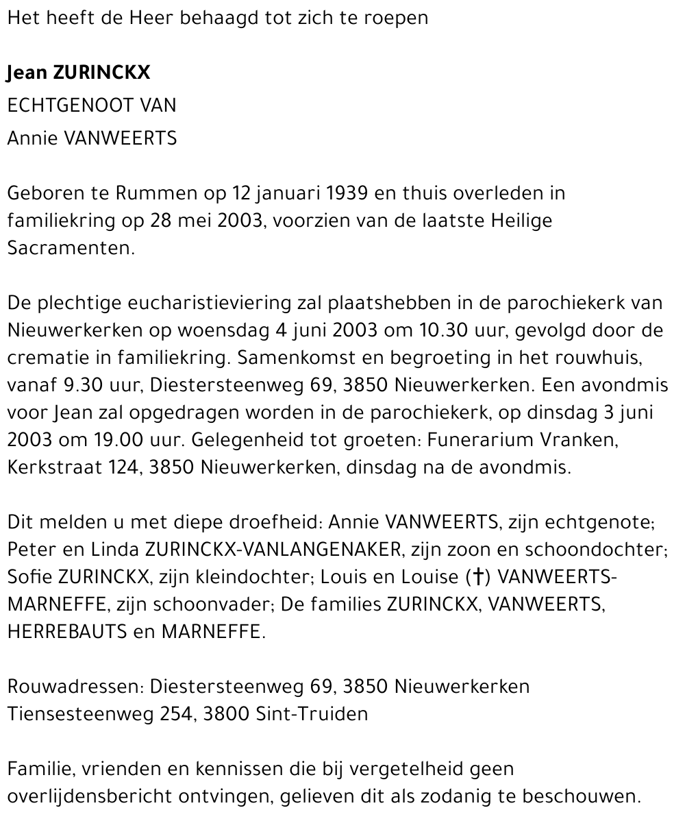 Jean Zurinckx
