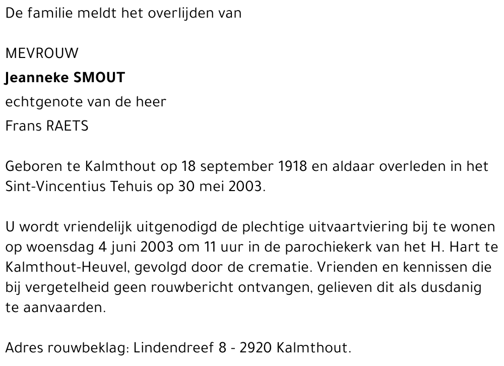 Jeanneke Smout
