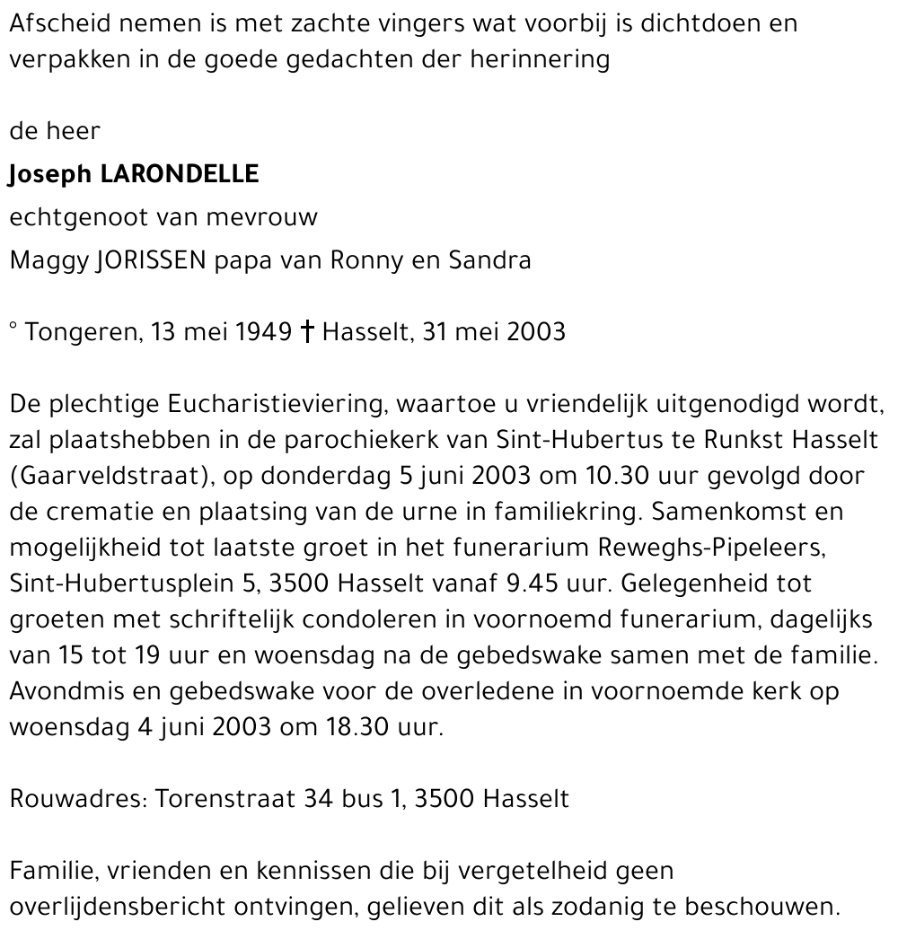Joseph Larondelle