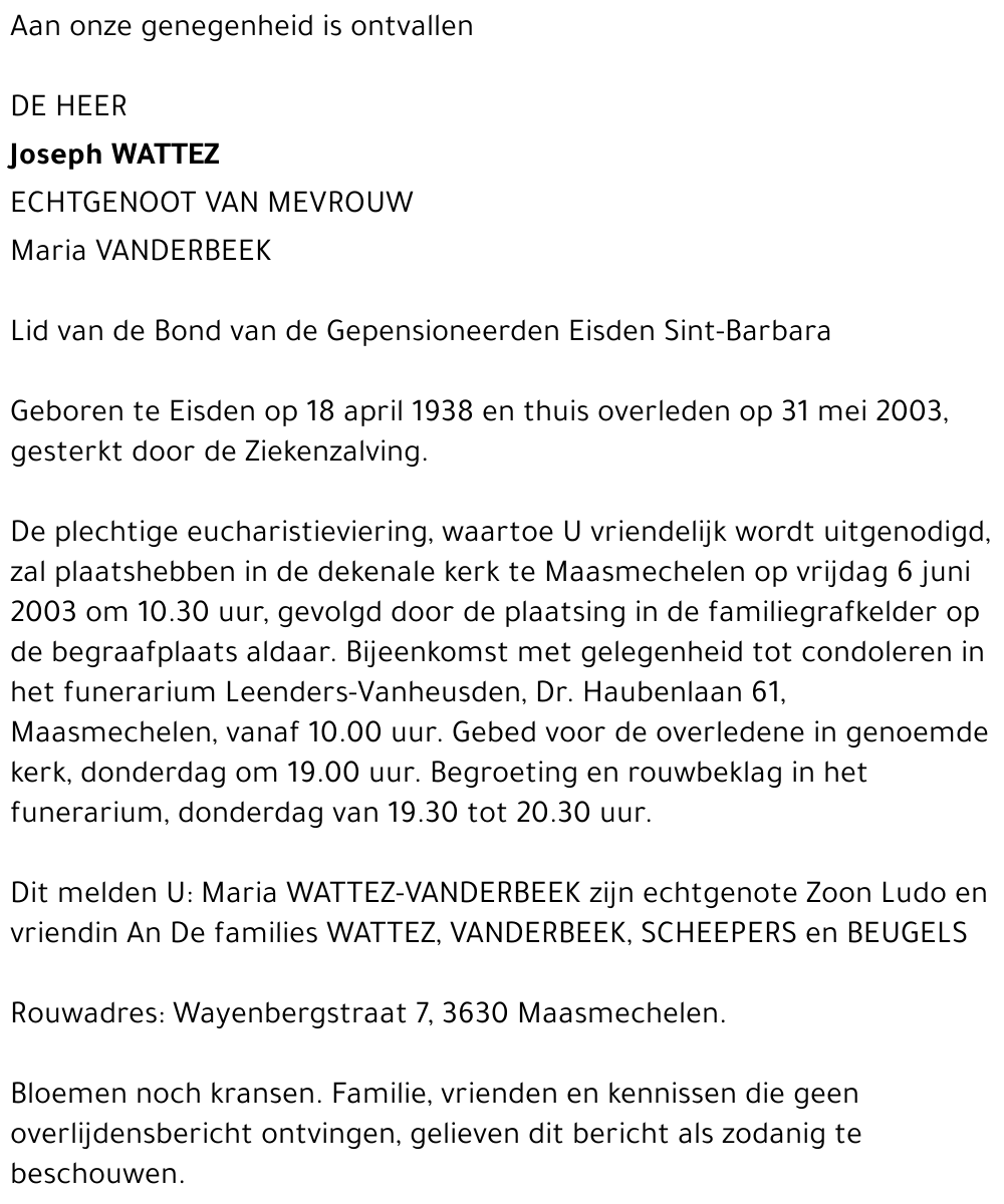 Joseph Wattez