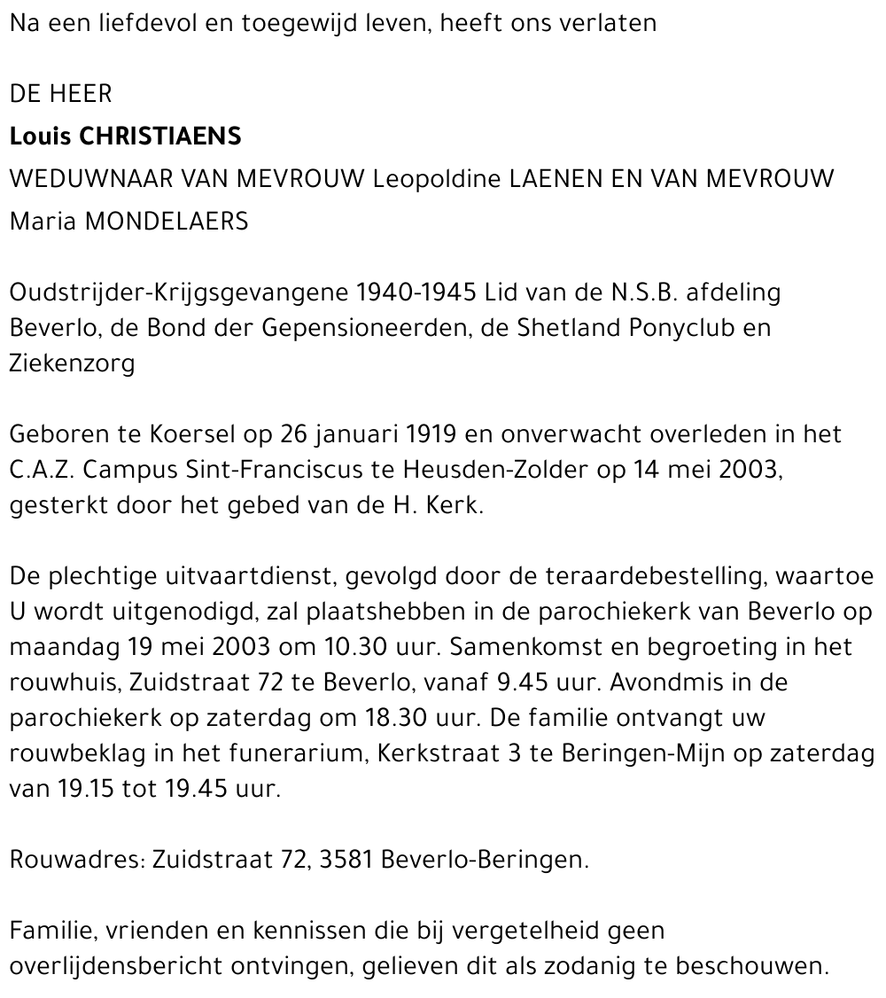 Louis Christiaens