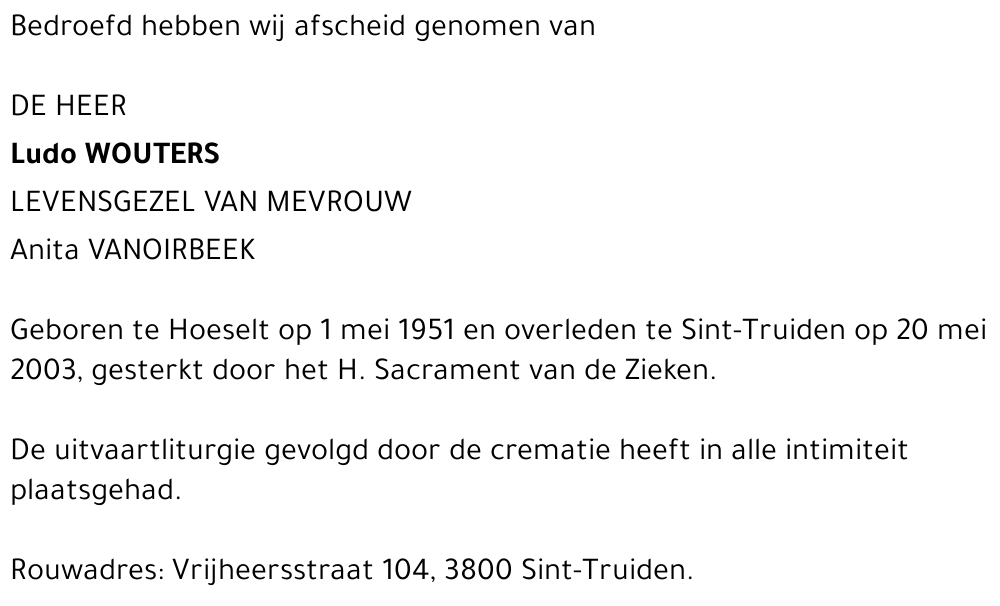 Ludo Wouters
