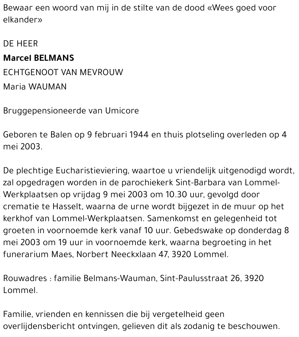 Marcel Belmans