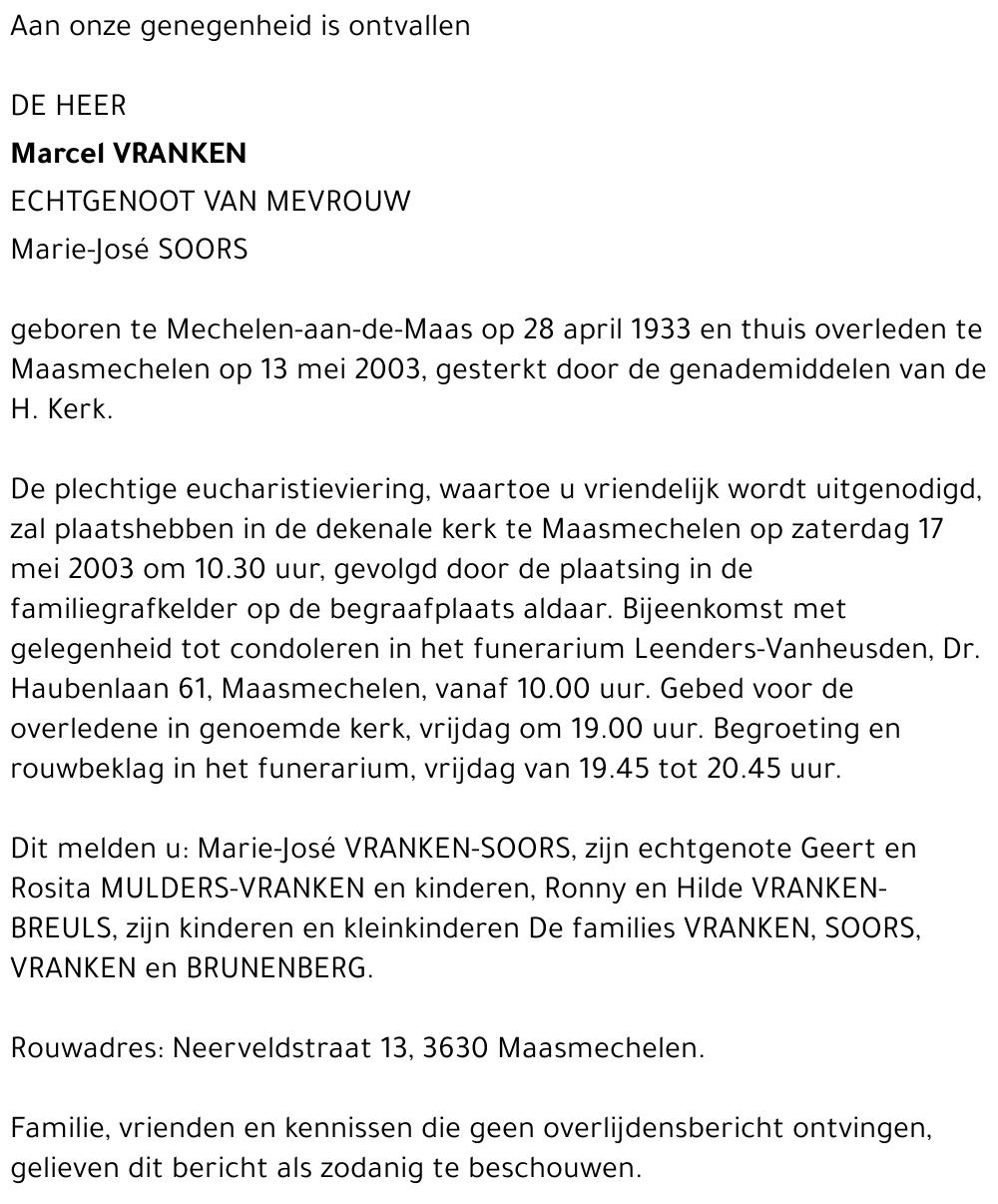 Marcel Vranken