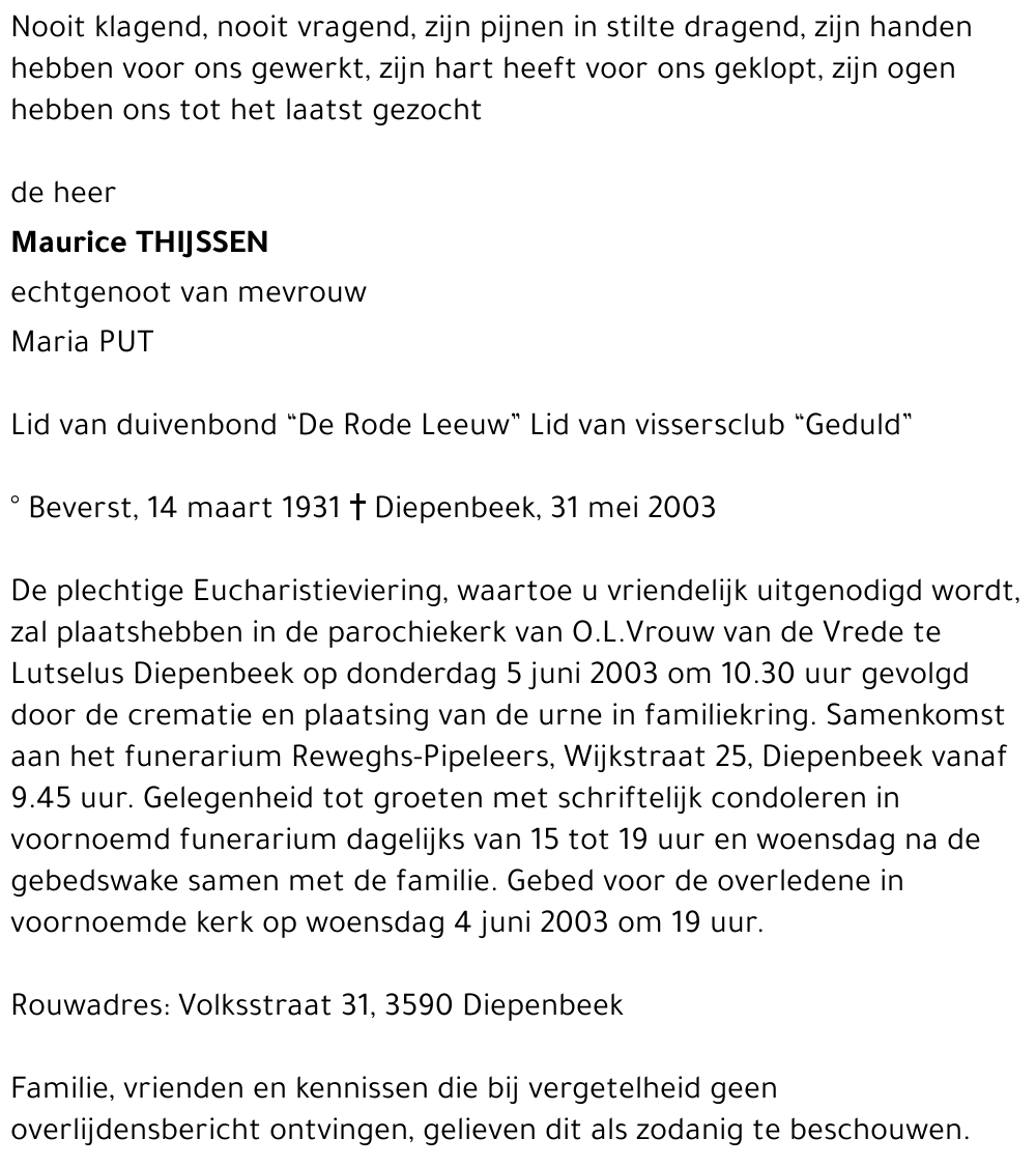 Maurice Thijssen