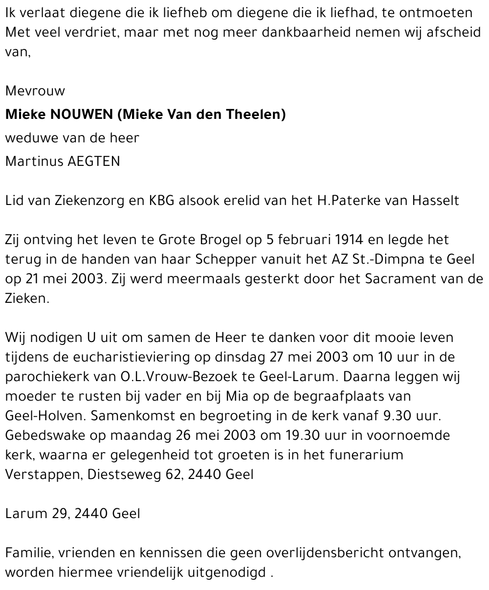 Mieke Nouwen