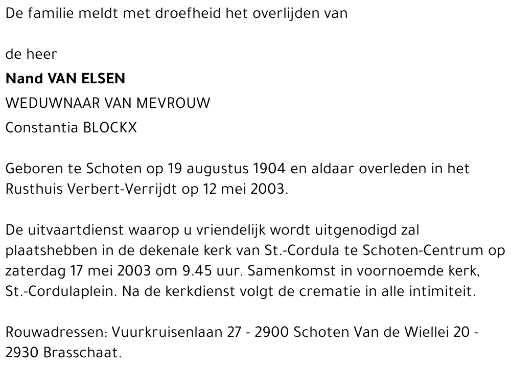 Nand Van Elsen