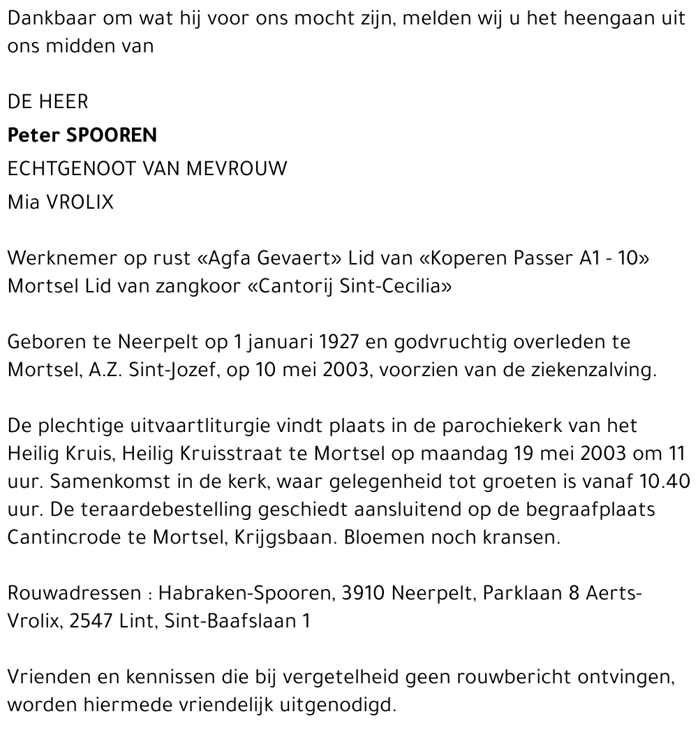 Peter Spooren