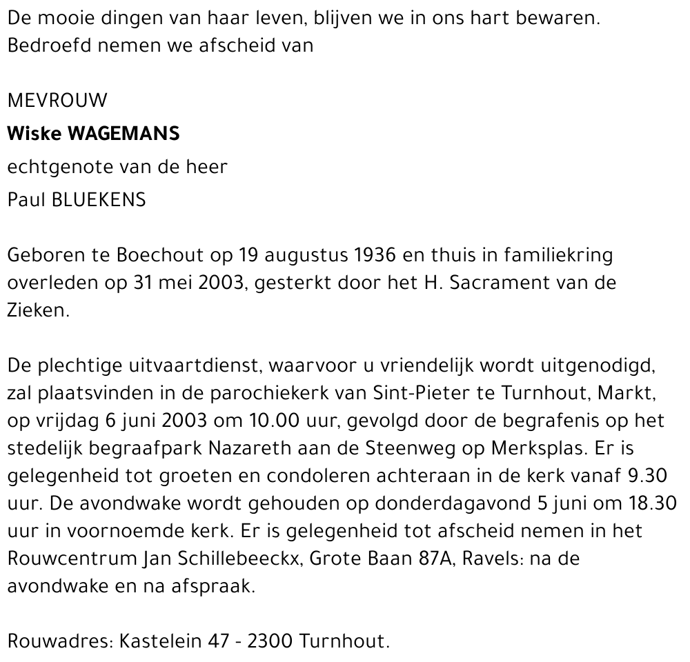 Wiske Wagemans