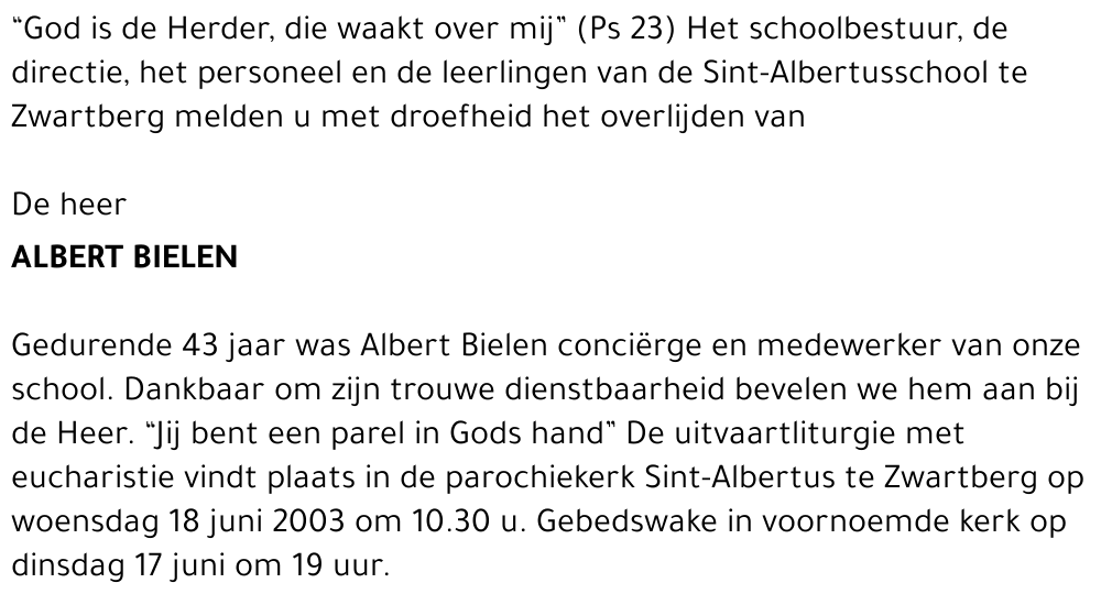 Albert BIELEN