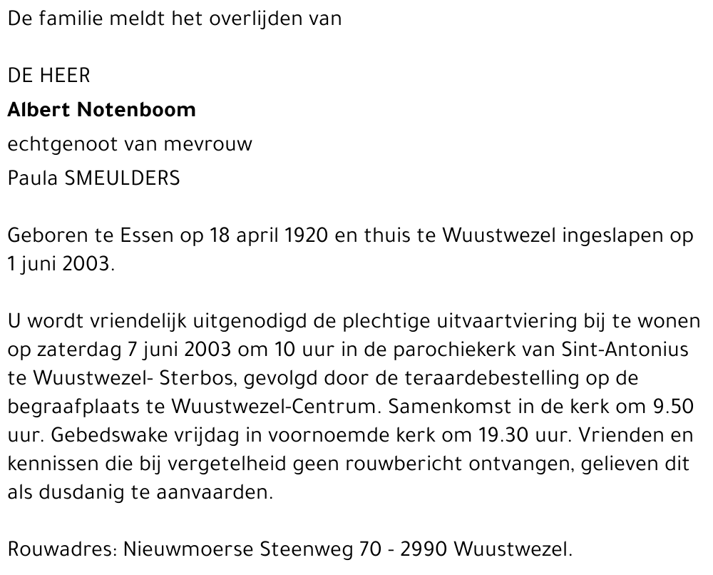 Albert Notenboom