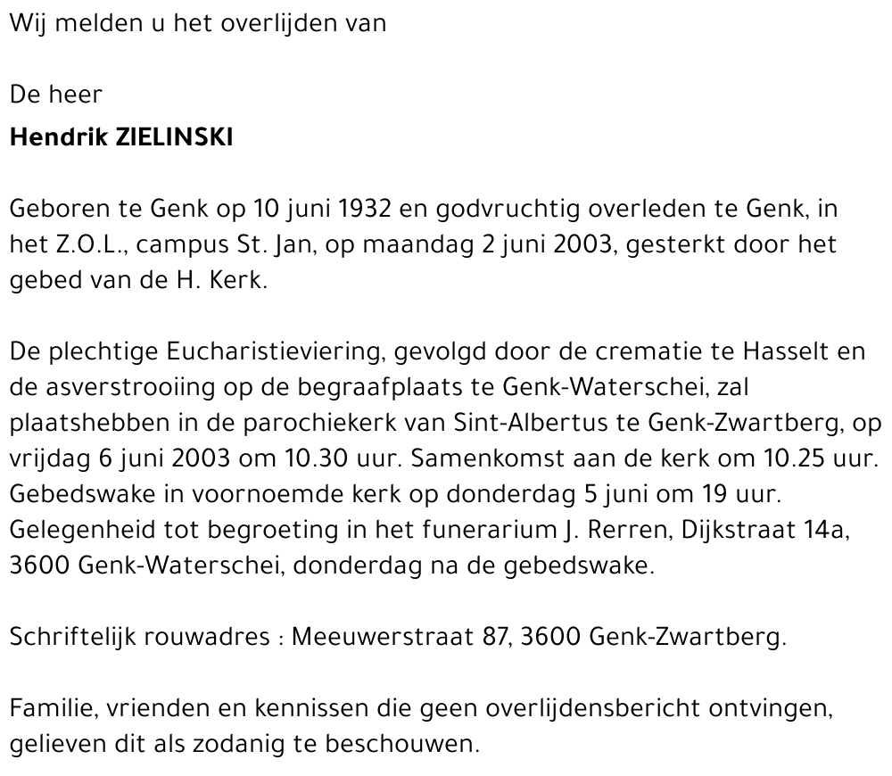 Hendrik ZIELINSKI