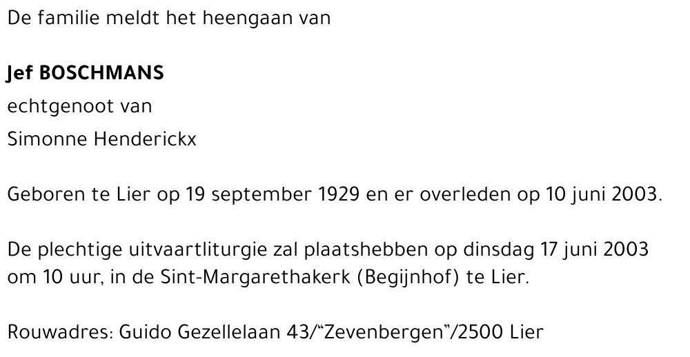 Jef Boschmans