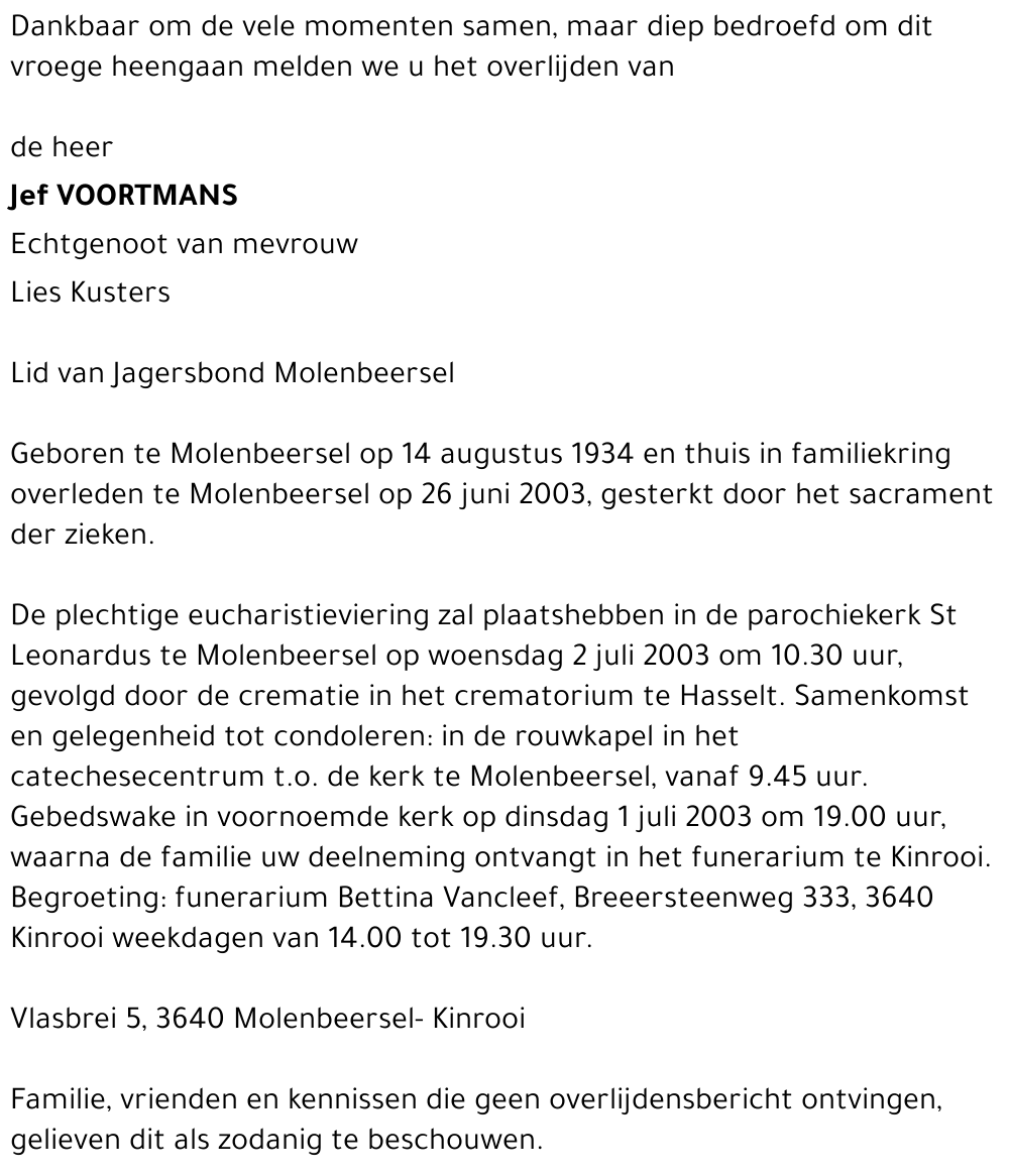 Jef Voortmans