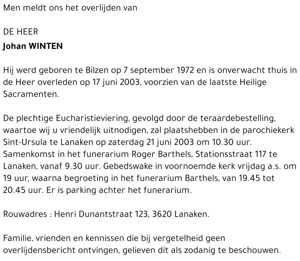 Johan Winten