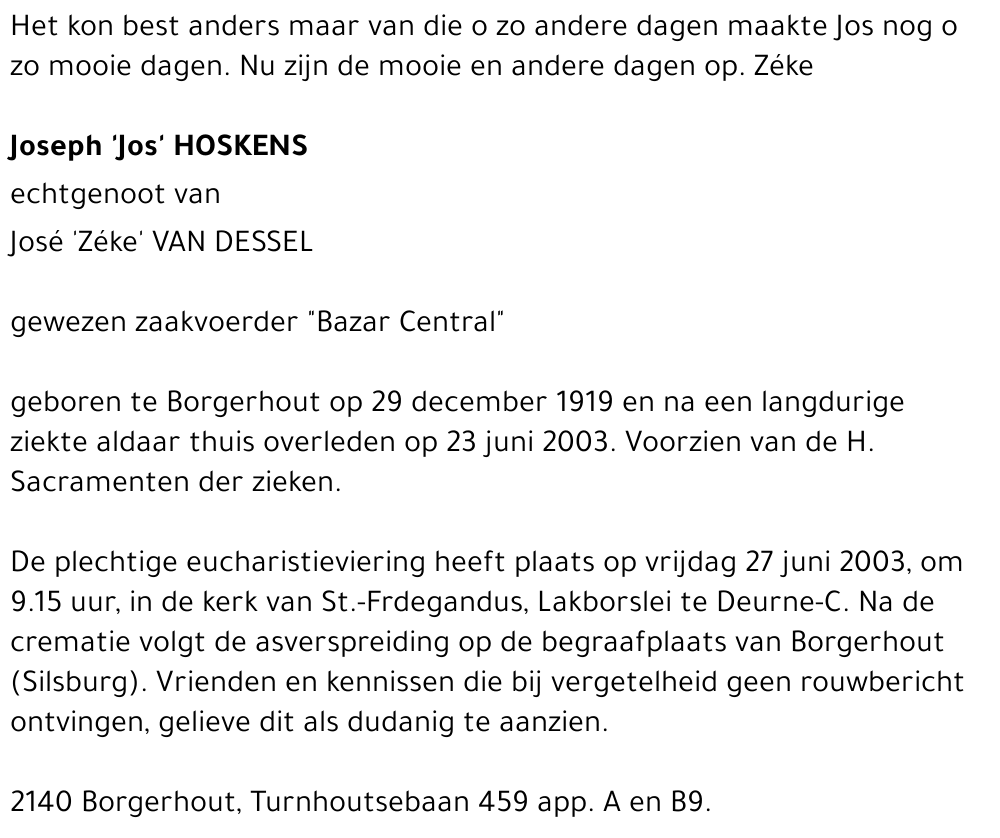 Joseph Hoskens
