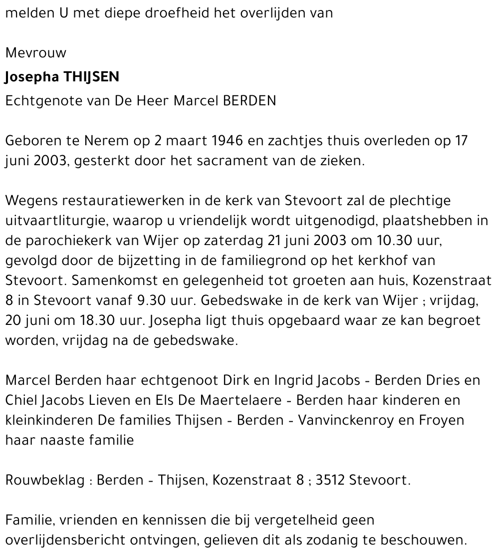 Josepha Thijsen