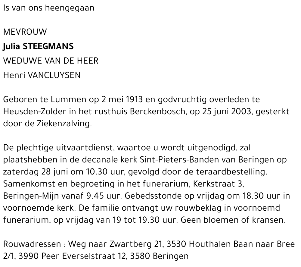 Julia Steegmans