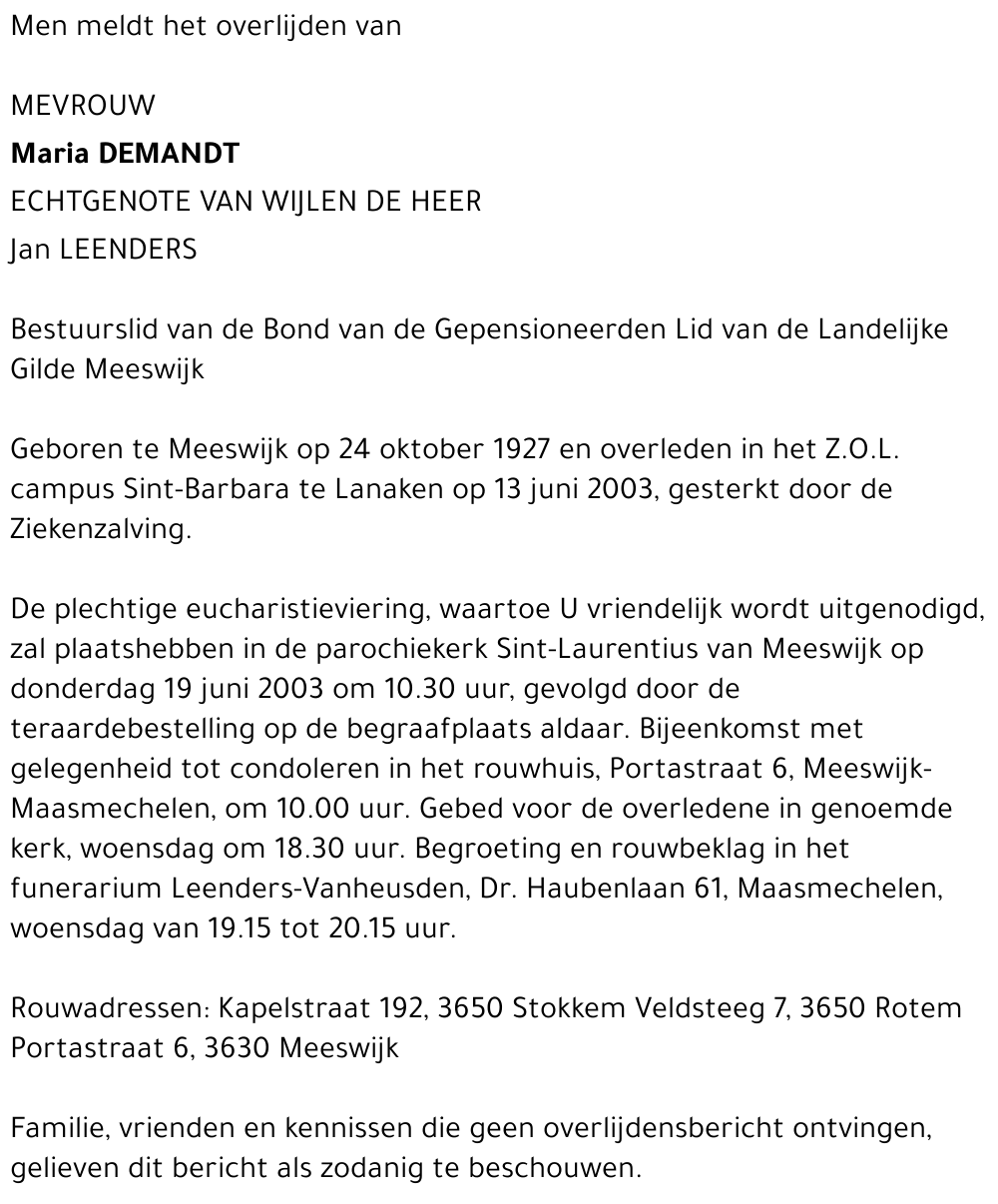 Maria Demandt