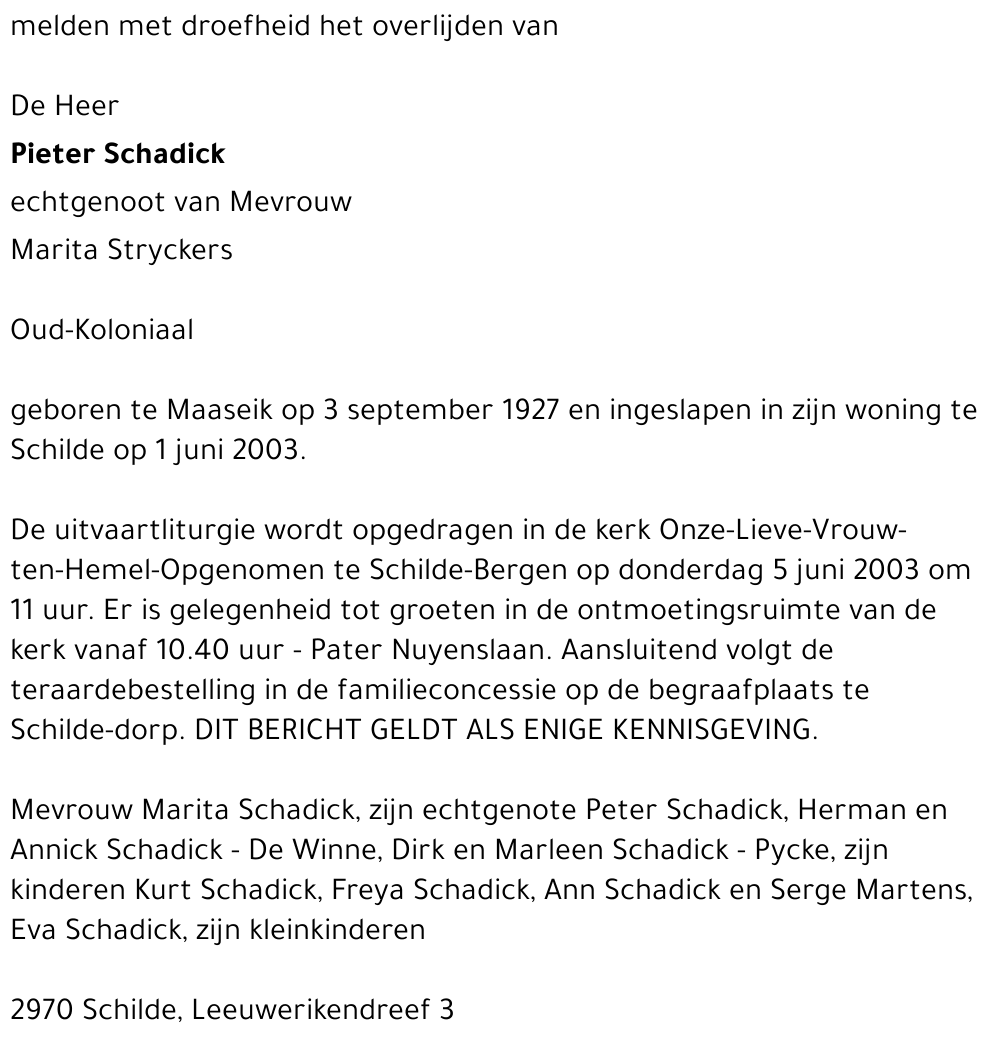 Pieter Schadick