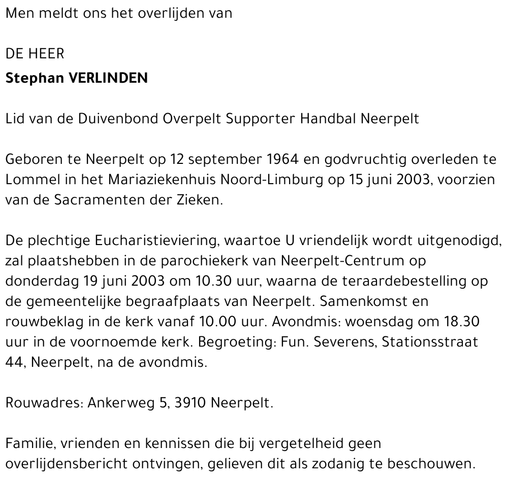 Stephan Verlinden
