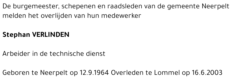 Stephan Verlinden