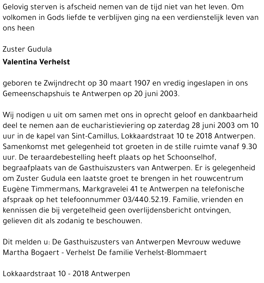 Valentina VERHELST