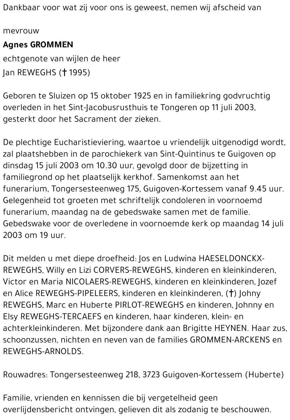 Agnes Grommen