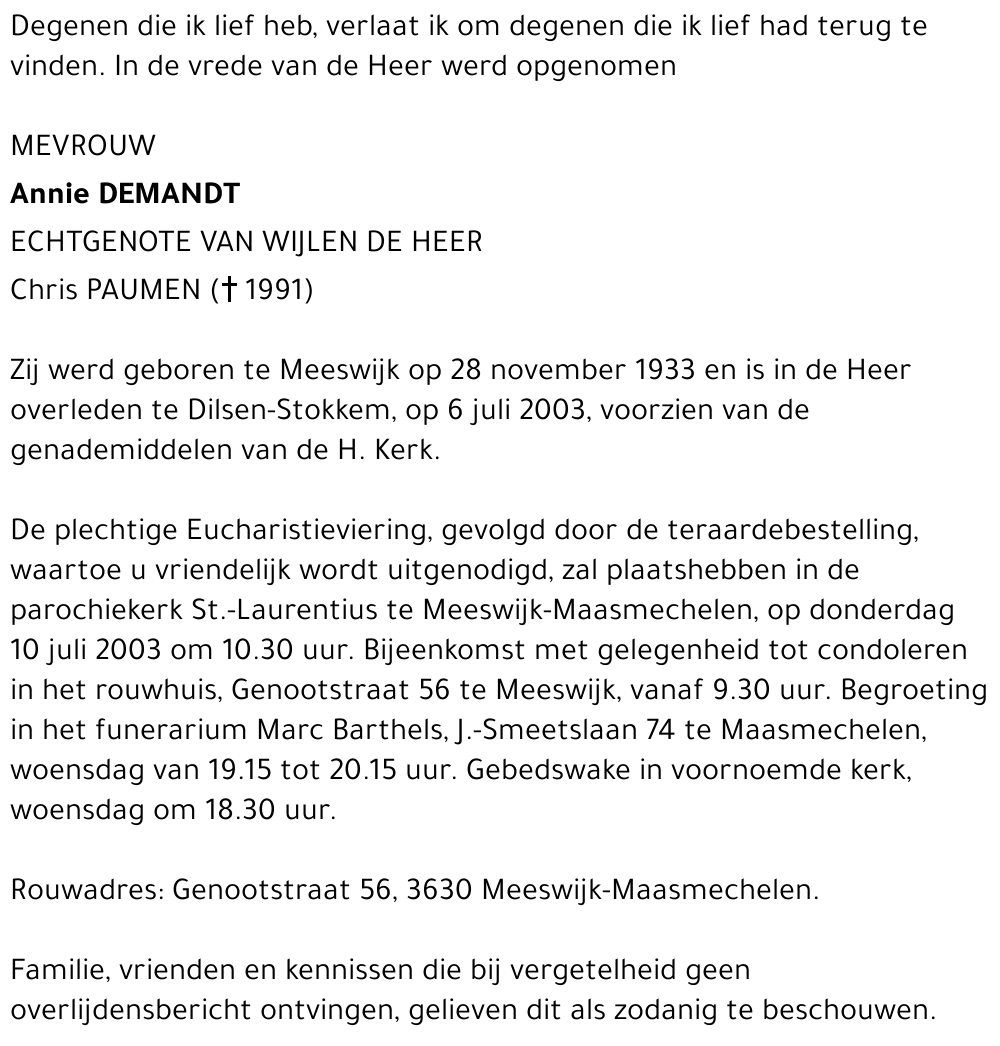 Annie Demandt