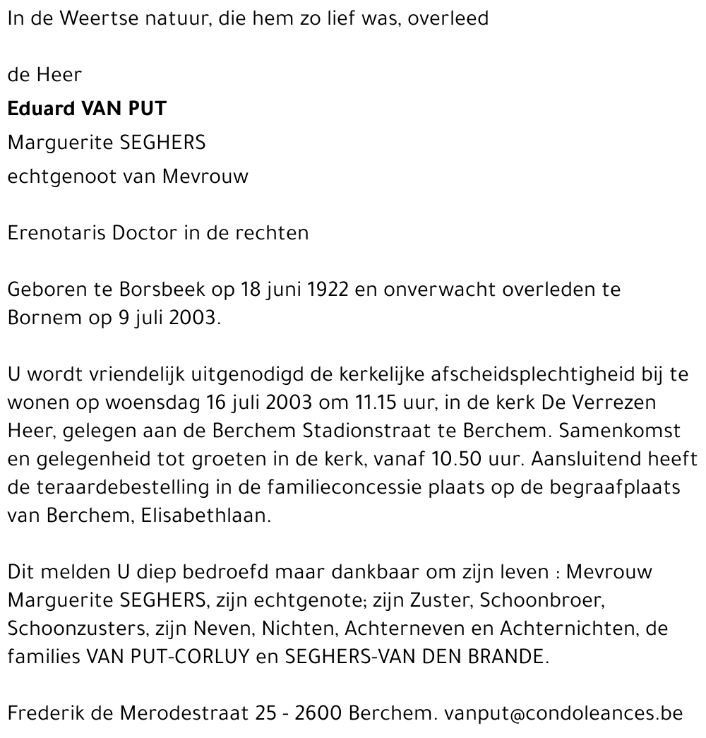 Eduard Van Put