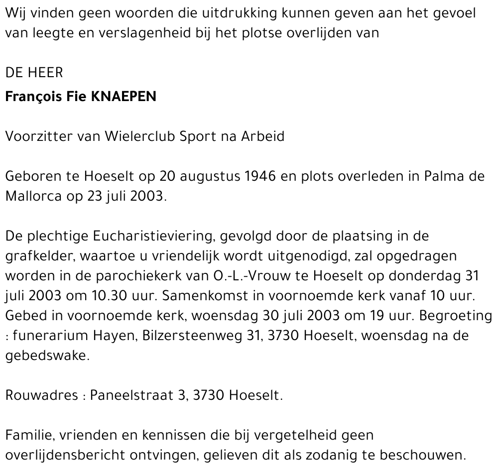 Francois Knaepen