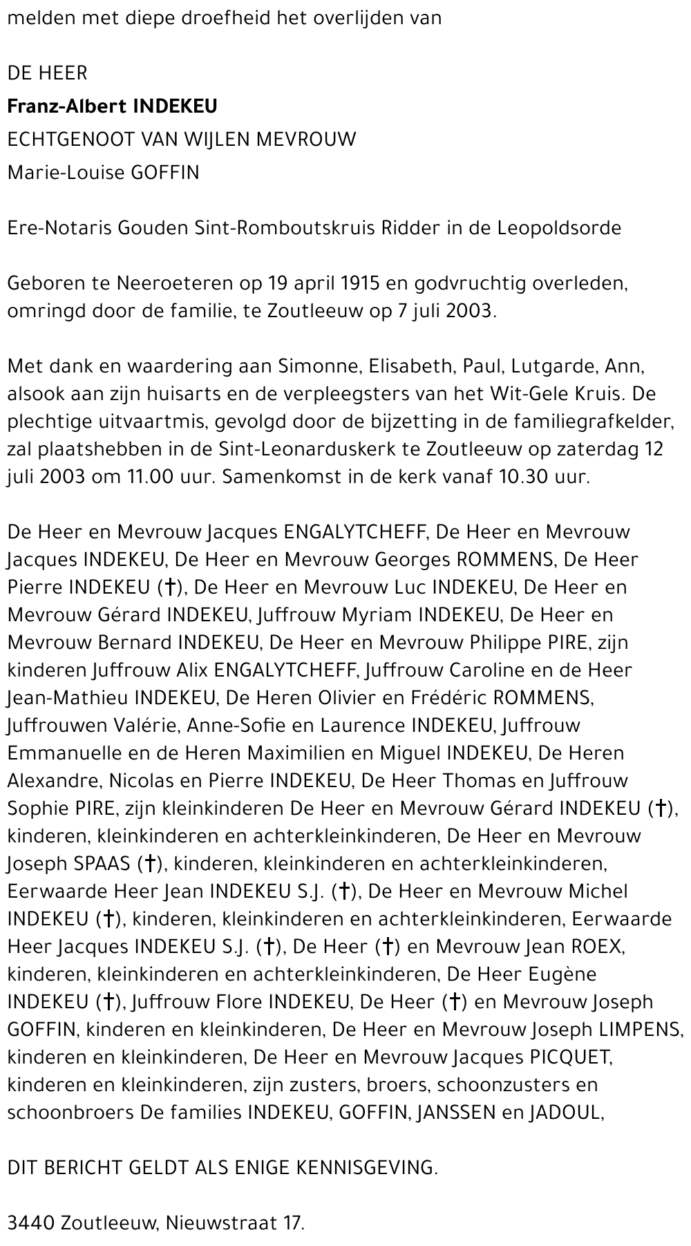 Franz-Albert Indekeu