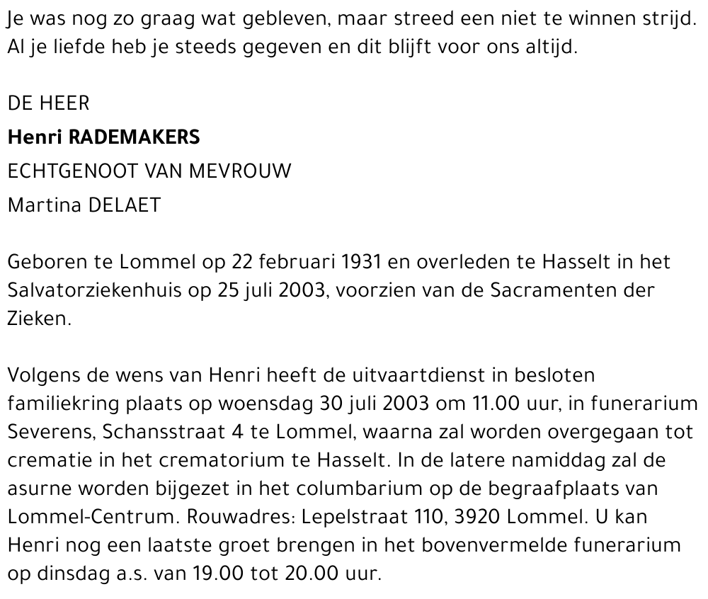 Henri Rademakers