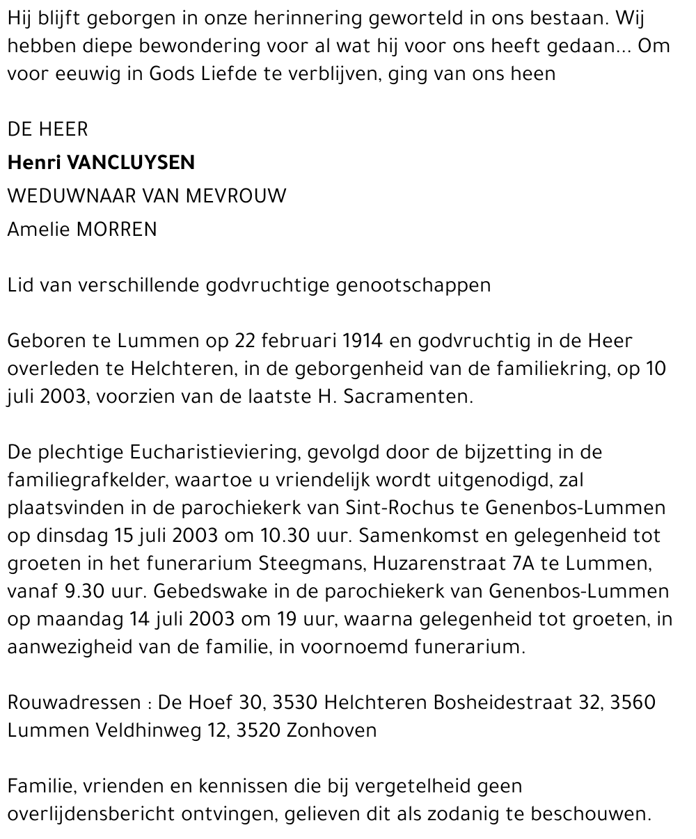 Henri Vancluysen