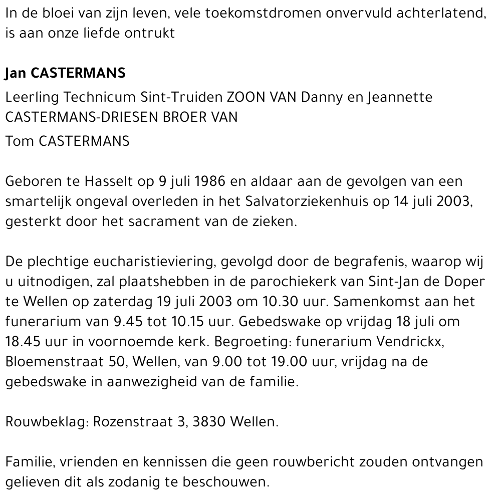 Jan Castermans