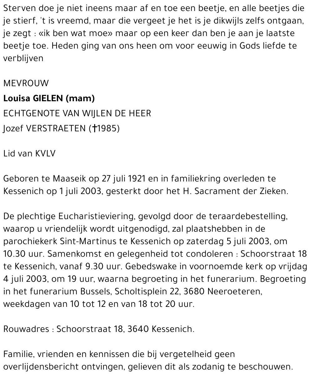 Louisa Gielen
