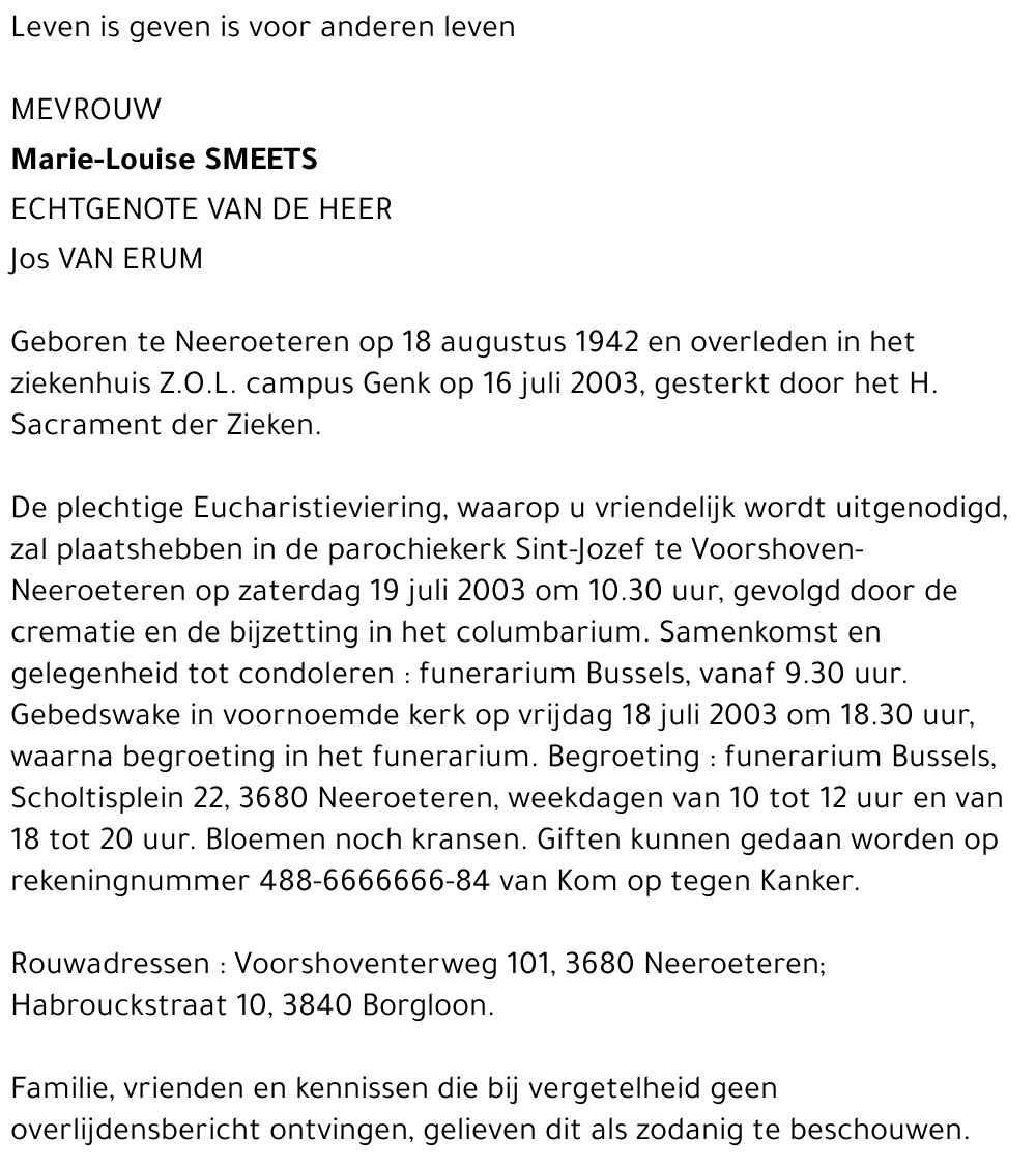 Marie-Louise Smeets