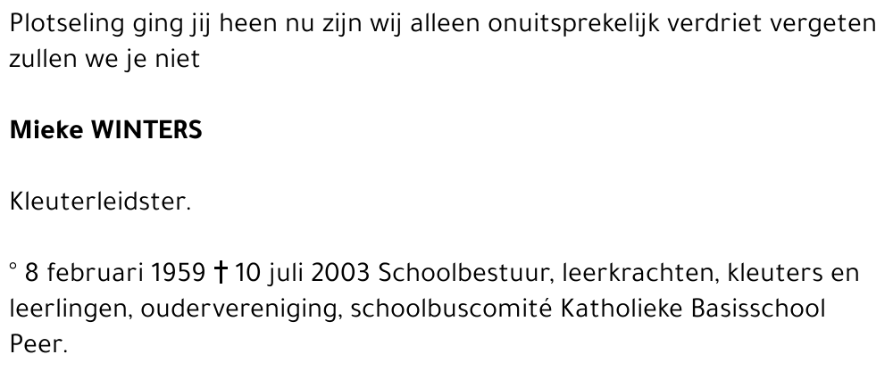 Mieke Winters