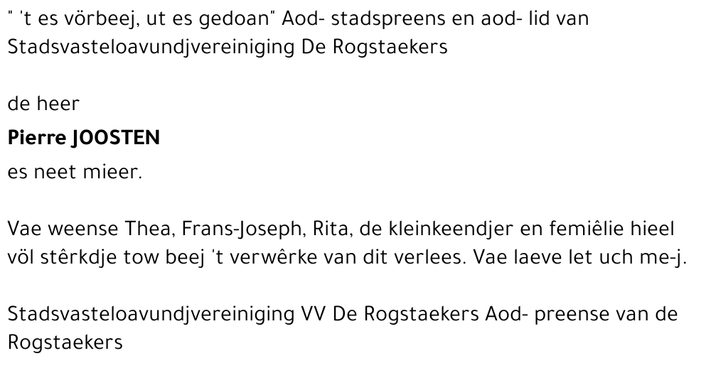 Pierre Joosten