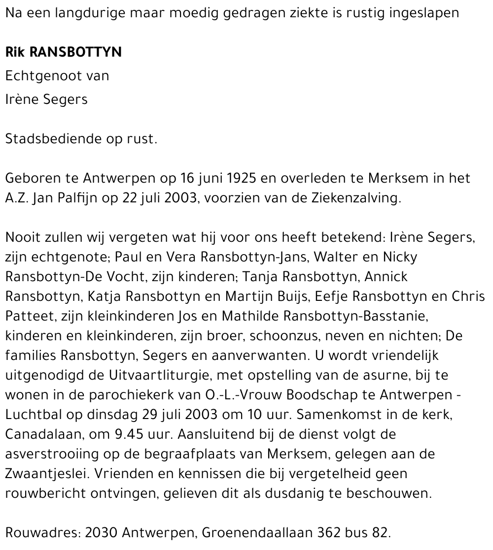 Rik Ransbottyn