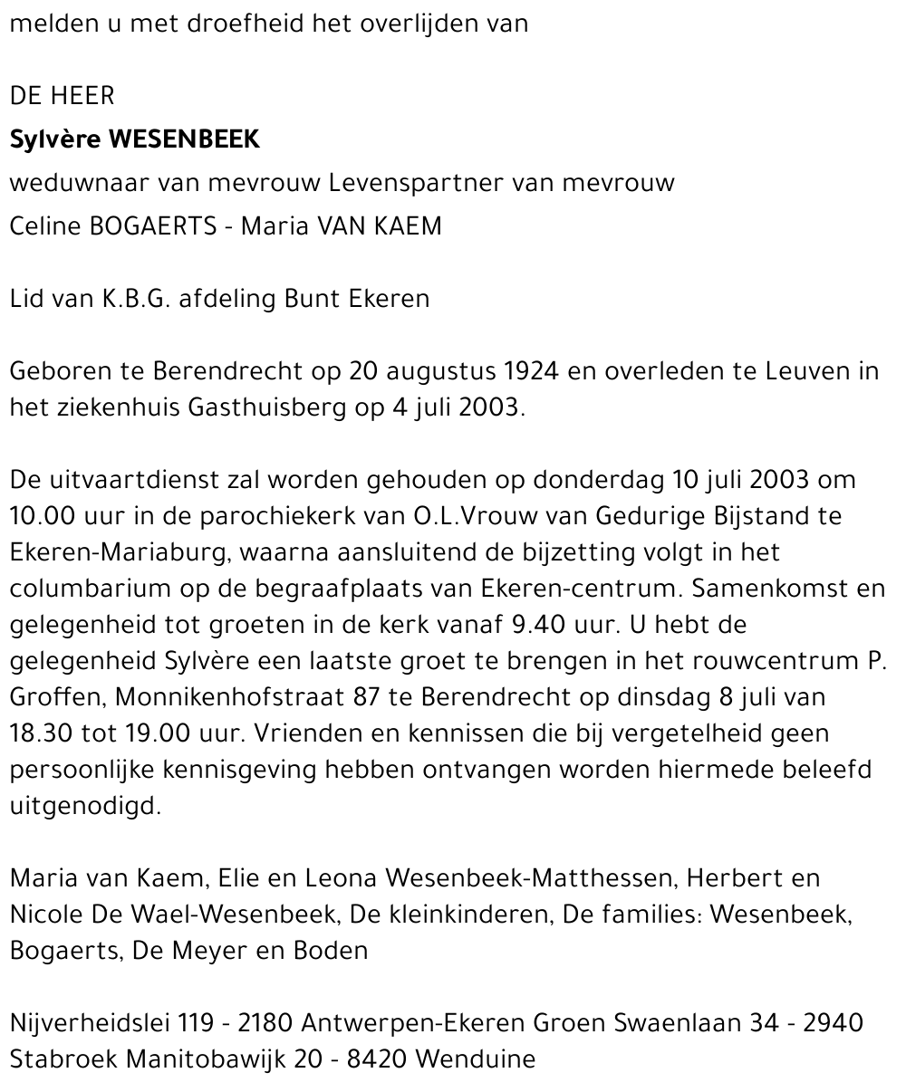 Sylvère Wesenbeek